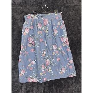 Vintage Alfred Dunner Petite 8 Floral Skirt USA Made